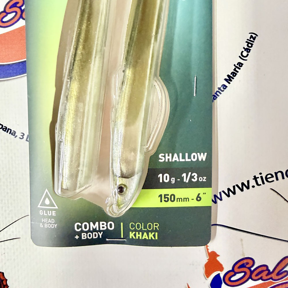 SEÑUELO FIIISH BLACK EEL 150 COMBO SHALLOW 10GR. KHAKI - Imagen 2