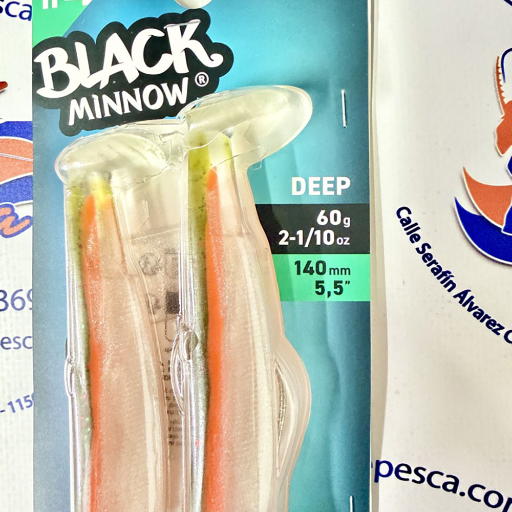 SEÑUELO FIIISH BLACK MINNOW 140 COMBO DEEP 60GR. GLOW CANDY GREEN - Imagen 2