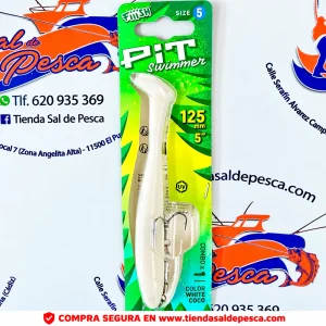 SEÑUELO FIIISH PIT SWIMMER 125 COMBO WHITE COCO