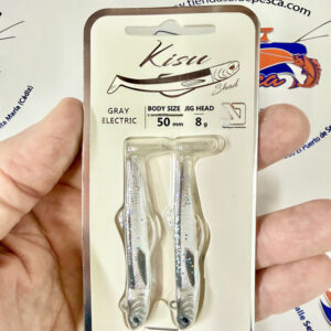 MUESTRA VINILO SPIN YKR KISU SHAD 50MM 8GR. COLOR GREY ELECTRIC