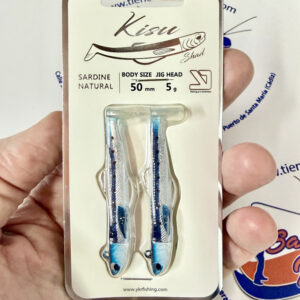 MUESTRA VINILO SPIN YKR KISU SHAD 50MM 5GR. COLOR SARDINE