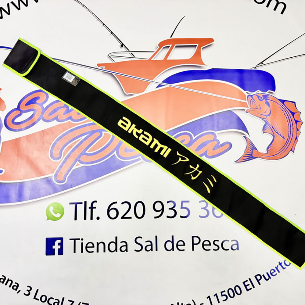 FUNDA PARA CAÑA SURFCASTING AKAMI NEO BLACK 150CM.
