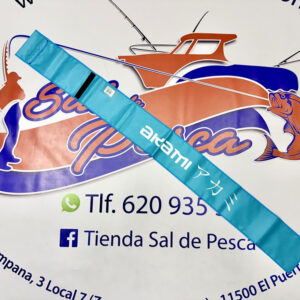 FUNDA PARA CAÑA DE SPINNING AKAMI BLUE 144CM.