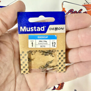 ENGANCHE RAPIDO MUSTAD QUICKKLIP NUM. 1 24LB/11KG.