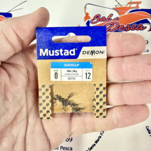 ENGANCHE RAPIDO MUSTAD QUICKKLIP NUM. 0 18LB/8KG.
