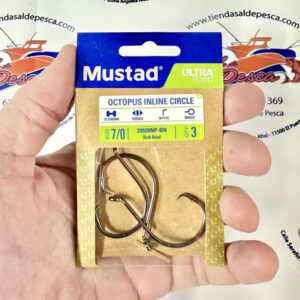 ANZUELO MUSTAD 39928NP-BN OCTUPUS INLINE CIRCLE OJAL NUM. 7/0