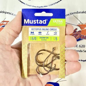 ANZUELO MUSTAD 39928NP-BN OCTUPUS INLINE CIRCLE OJAL NUM. 5/0