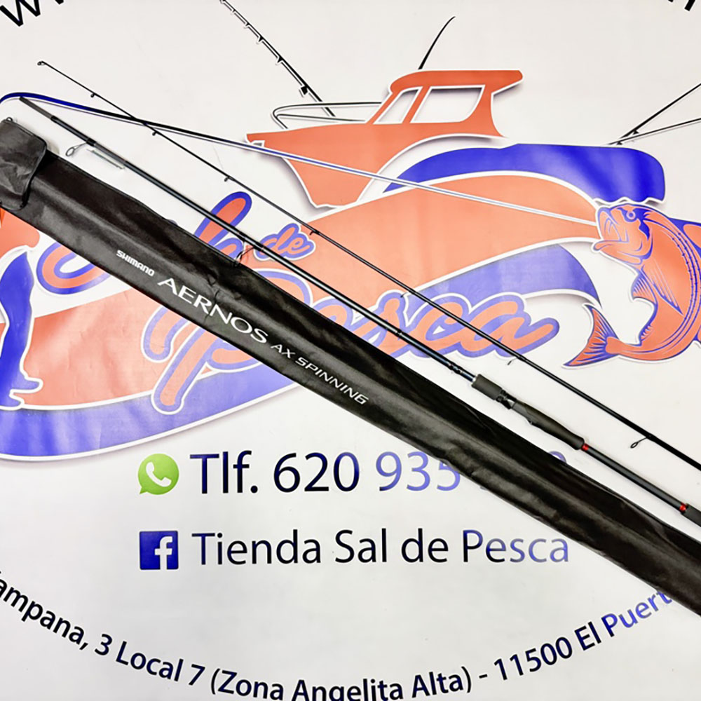 CAÑA DE SPINNING SHIMANO AERNOS AX SPIN 3.00MT. H 14-56GR.