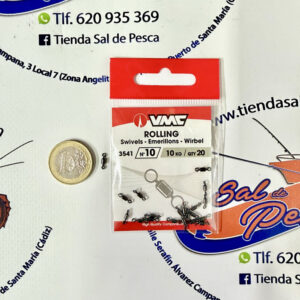 EMERILLON ROLLING VMC 3541BK 10KG. TALLA 10