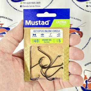 ANZUELO MUSTAD 39928NP-BN OCTUPUS INLINE CIRCLE OJAL NUM. 4/0