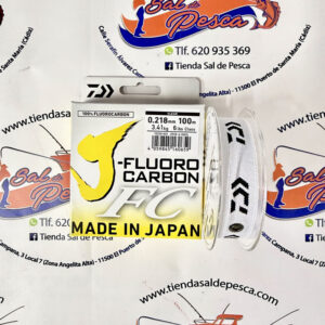 HILO J-FLUOROCARBONO 100% DAIWA 0,218MM. 100MT.