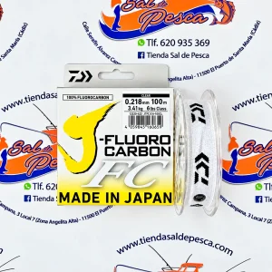 HILO J-FLUOROCARBONO 100% DAIWA 0,218MM. 100MT.