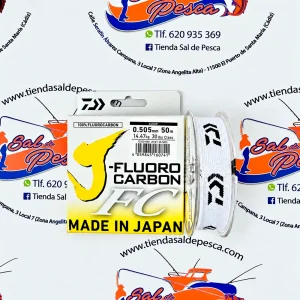 HILO J-FLUOROCARBONO 100% DAIWA 0,505MM. 50MT.
