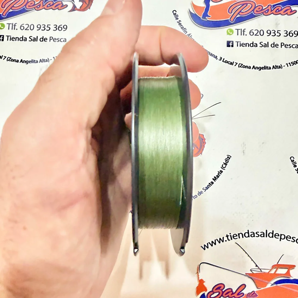 HILO TRENZADO DAIWA JAPAN J-BRAID EXP. 8X 0,10MM. DARK GREEN 300MT. - Imagen 2