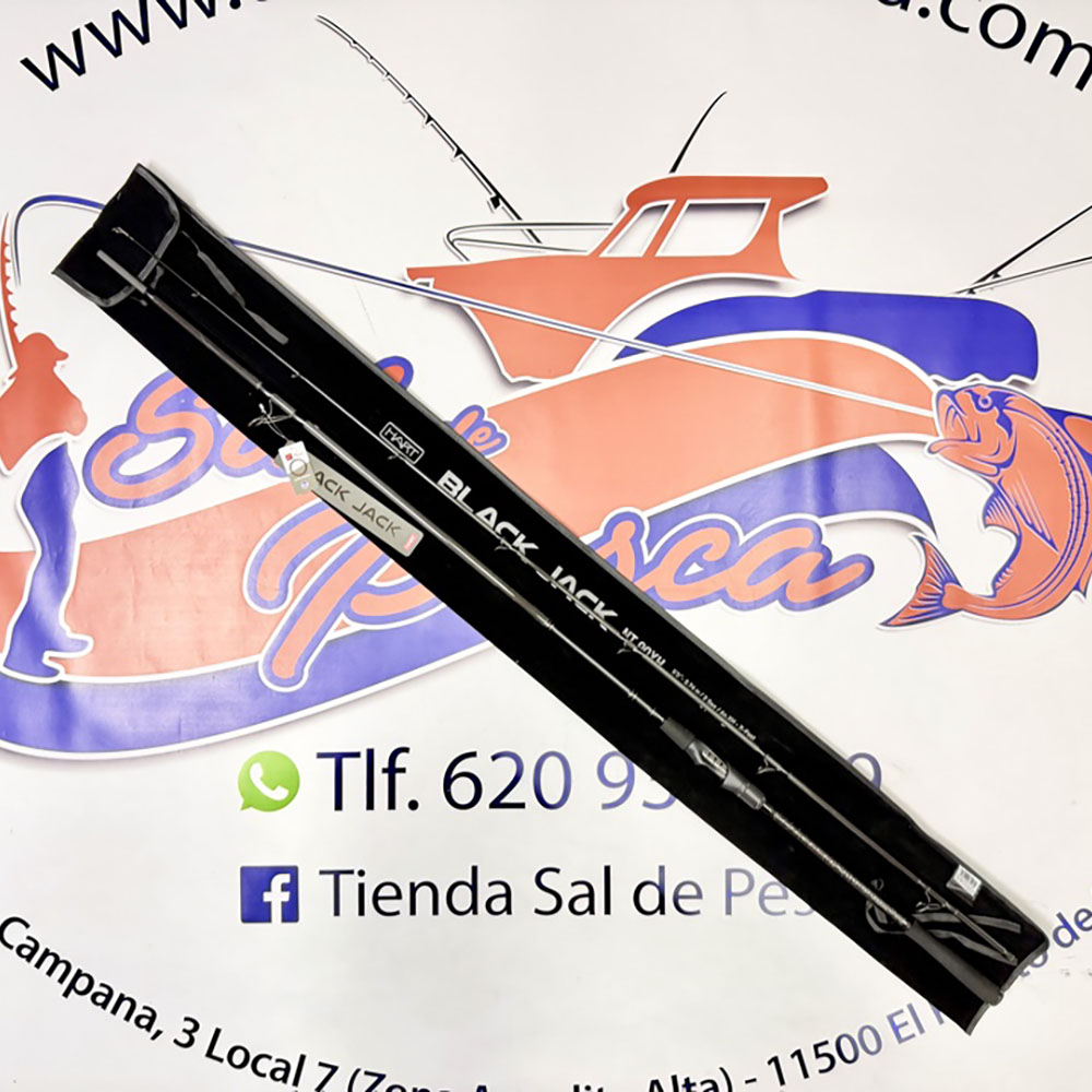 CAÑA DE SPINNING HART BLACK JACK NT 9XH 2.74MT. 34-94GR.