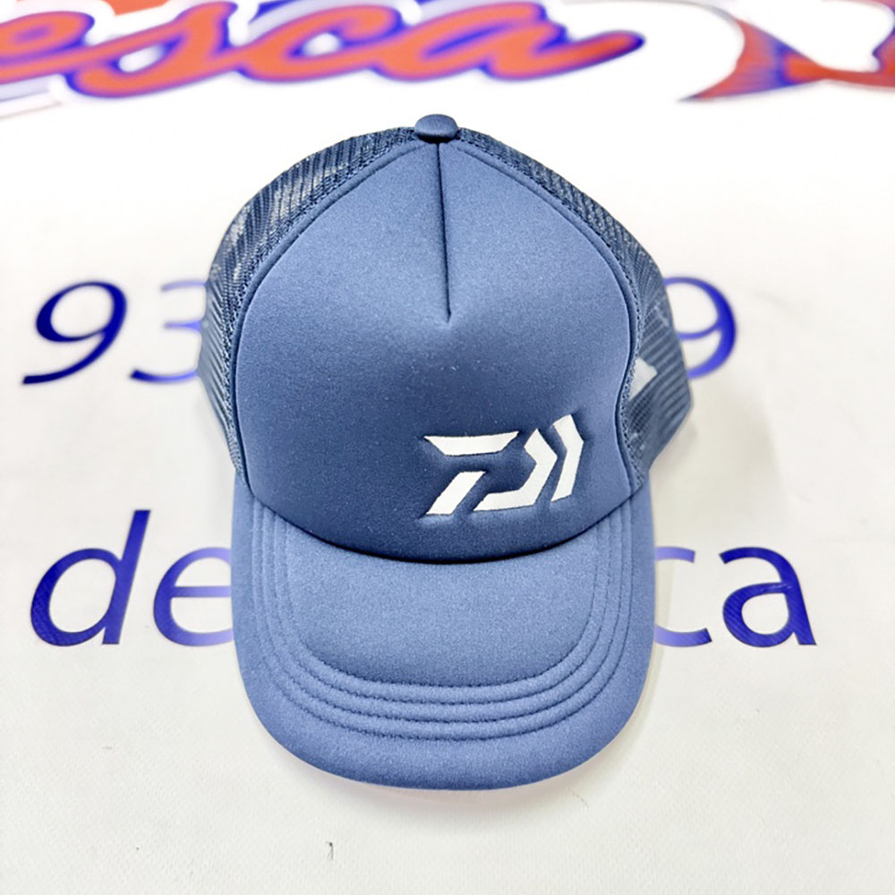 GORRA DE PESCA DAIWA TRANSPIRABLE AZUL LOGO BLANCO - Imagen 4