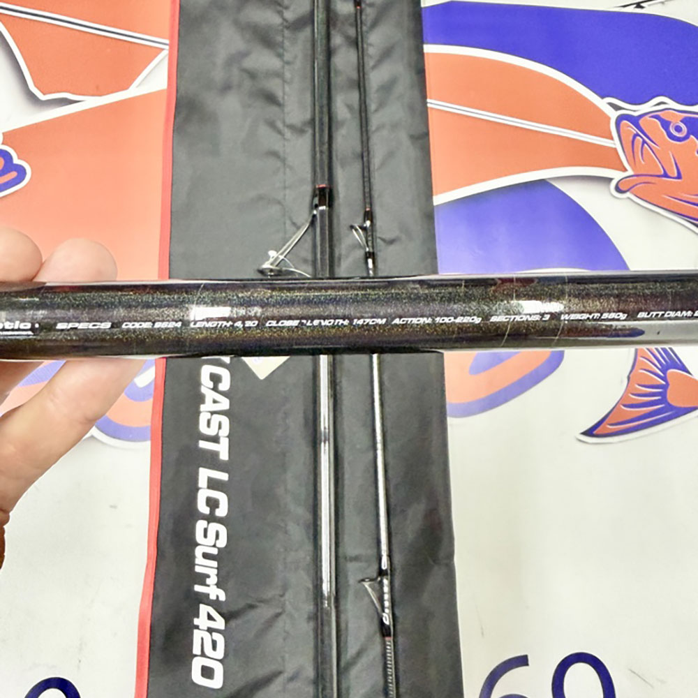 CAÑA DE SURFCASTING CINNETIC SKY CAST LC SURF 4,20MT. TUBULAR - Imagen 2