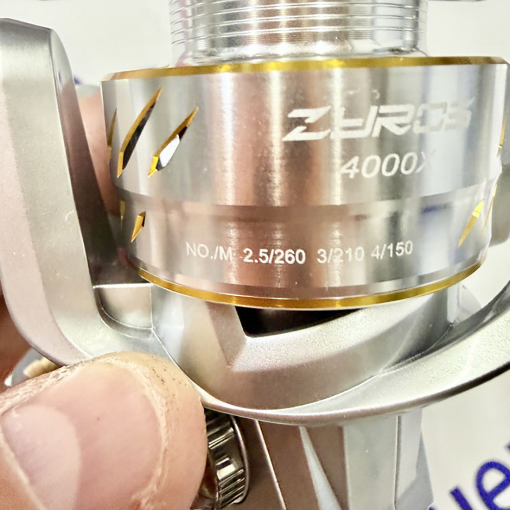 CARRETE DE SPINNING OKUMA ZYROS 4000XA EXTREME HIGH SPEED - Imagen 6