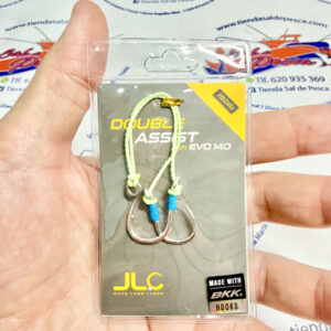 ANZUELOS MONTADOS JLC 140MM. DOUBLE ASSIST BKK XIPI EVO