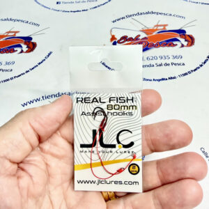 ANZUELOS MONTADOS JLC 80MM. ASSIST DE COLA REAL FISH