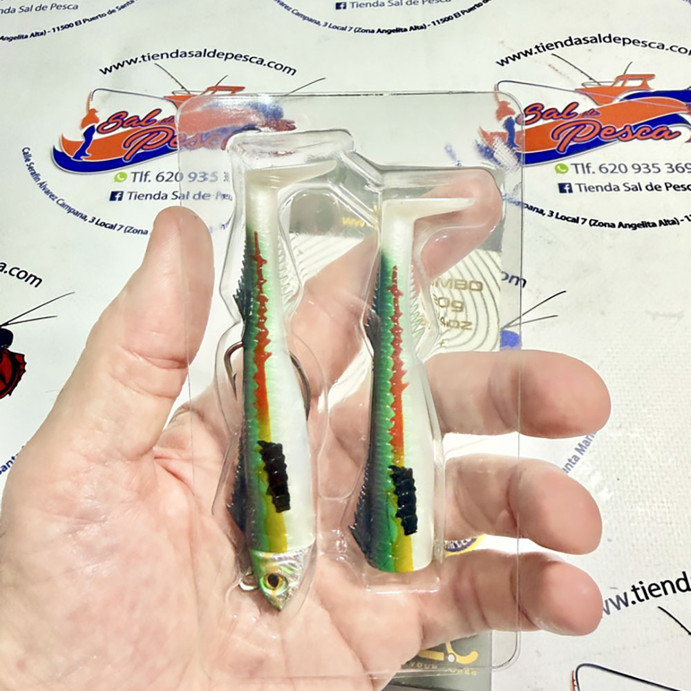 MUESTRA VINILO JIGGING JLC REAL FISH COMBO+1 CUERPO 20GR. DONCELLA - Imagen 2