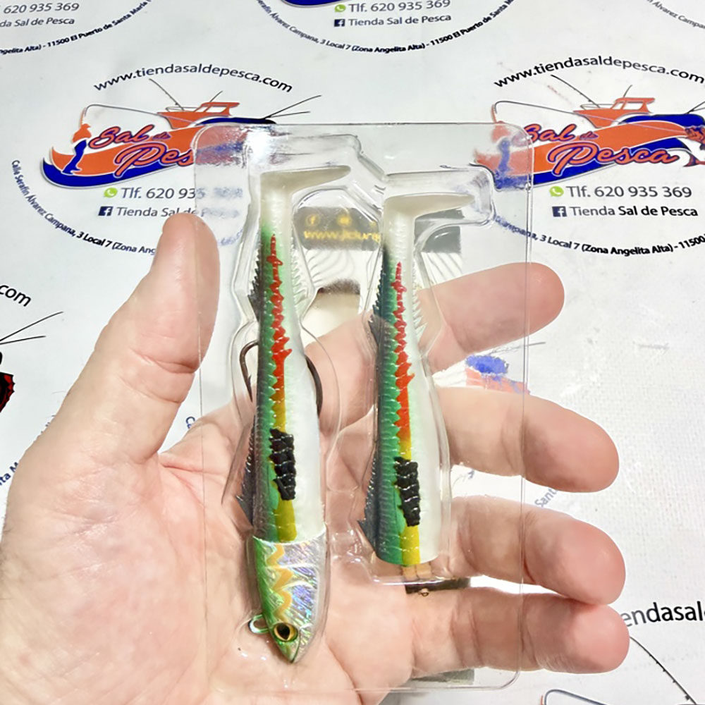 MUESTRA VINILO JIGGING JLC REAL FISH COMBO+1 CUERPO 70GR. DONCELLA - Imagen 2