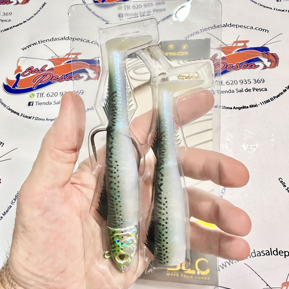 MUESTRA VINILO JIGGING JLC REAL FISH COMBO+1 CUERPO 100GR. CABALLA - Imagen 2