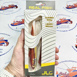 MUESTRA VINILO JIGGING JLC REAL FISH COMBO+1 CUERPO 100GR. JULIA