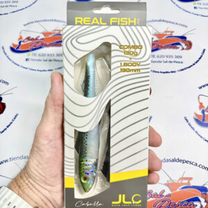 MUESTRA VINILO JIGGING JLC REAL FISH COMBO+1 CUERPO 130GR. CABALLA