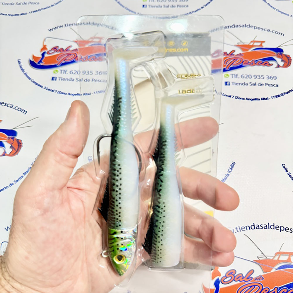 MUESTRA VINILO JIGGING JLC REAL FISH COMBO+1 CUERPO 130GR. CABALLA - Imagen 2