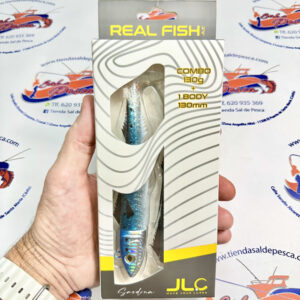 MUESTRA VINILO JIGGING JLC REAL FISH COMBO+1 CUERPO 130GR. SARDINA