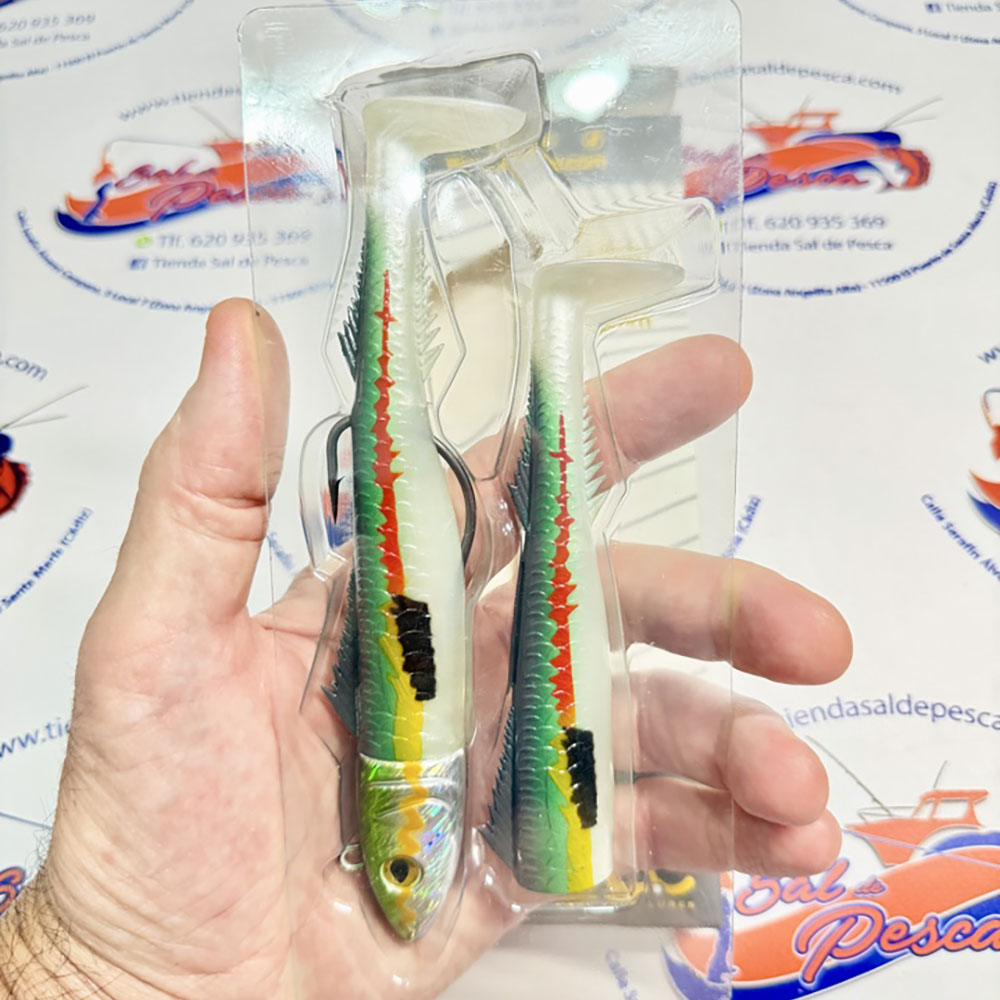 MUESTRA VINILO JIGGING JLC REAL FISH COMBO+1 CUERPO 130GR. DONCELLA - Imagen 2