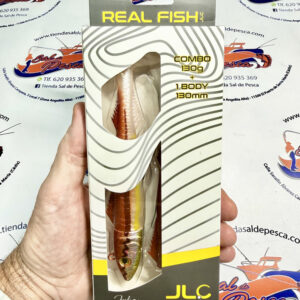 MUESTRA VINILO JIGGING JLC REAL FISH COMBO+1 CUERPO 130GR. JULIA