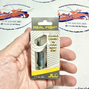 MUESTRA VINILO SPIN JLC REAL FISH DOBLE COMBO 4GR. CABALLA