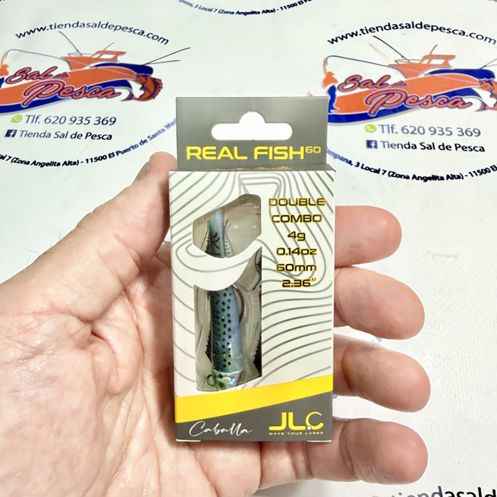 MUESTRA VINILO SPIN JLC REAL FISH DOBLE COMBO 4GR. CABALLA