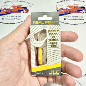 MUESTRA VINILO SPIN JLC REAL FISH DOBLE COMBO 8GR. JULIA