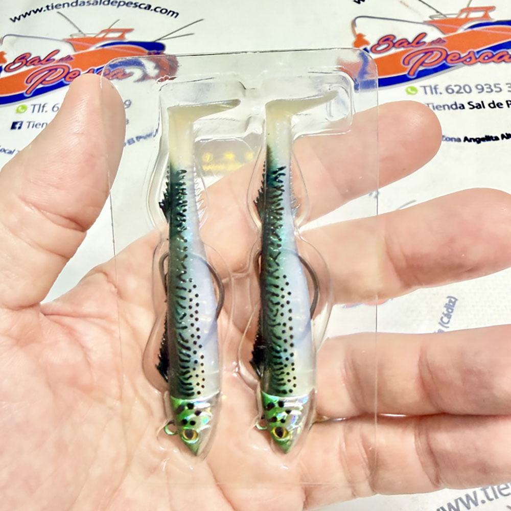 MUESTRA VINILO SPIN JLC REAL FISH DOBLE COMBO 15GR. CABALLA - Imagen 2