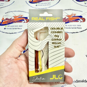 MUESTRA VINILO SPIN JLC REAL FISH DOBLE COMBO 15GR. JULIA