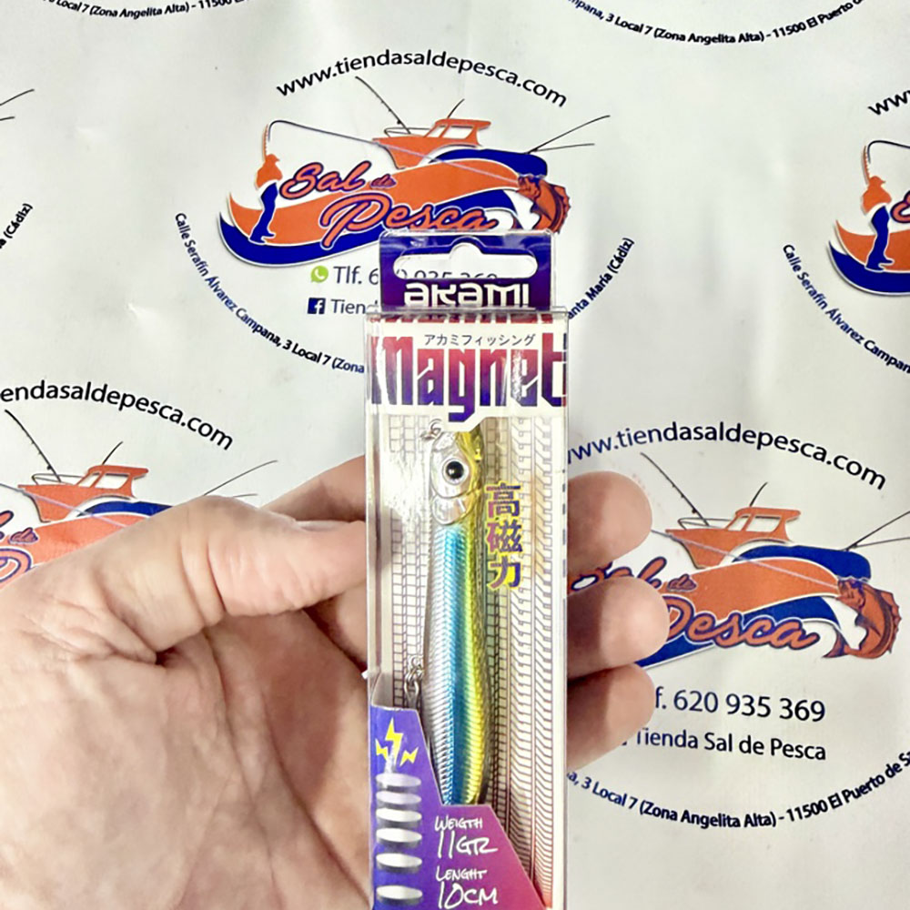 MUESTRA DE SPINNING AKAMI MAGNET 10CM. 11GRM. COLOR MA10