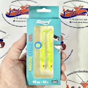 MUESTRA VINILO DE SPINNING RAGLOU HYBRID ELL UV 9CM. 9,50GR. COLOR YG