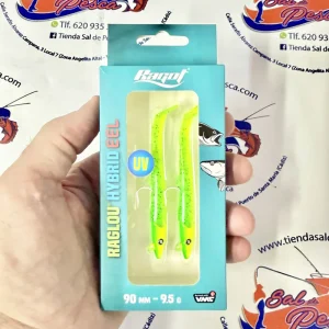 MUESTRA VINILO DE SPINNING RAGLOU HYBRID ELL UV 9CM. 9,50GR. COLOR GG