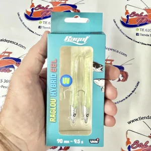 MUESTRA VINILO DE SPINNING RAGLOU HYBRID ELL UV 9CM. 9,50GR. COLOR SG