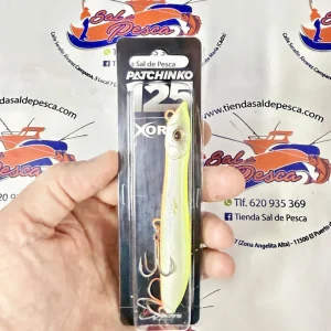 MUESTRA DE SPINNING XURUS PATCHINKO 125MM. 18GR. COLOR PEARL CHART OB