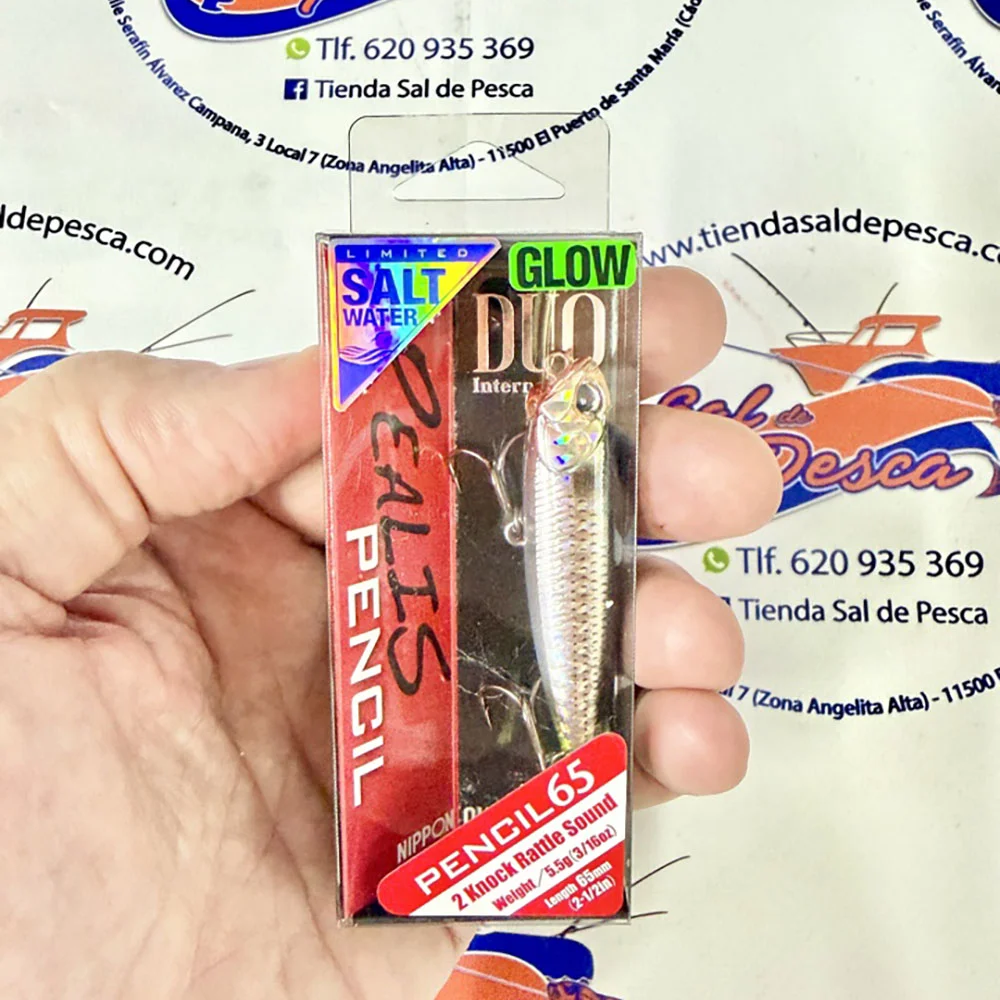 MUESTRA DE SPINNING DUO REALIS PENCIL SW 65MM. 5,50GR. WAKA MULLET