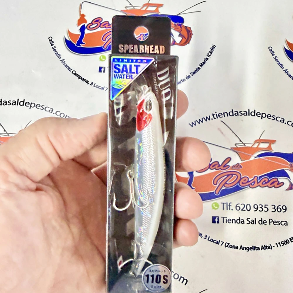 MUESTRA DE SPINNING DUO SPEARHEAD RYUKI SW 110MM. 21GR. SARASHI WHITE