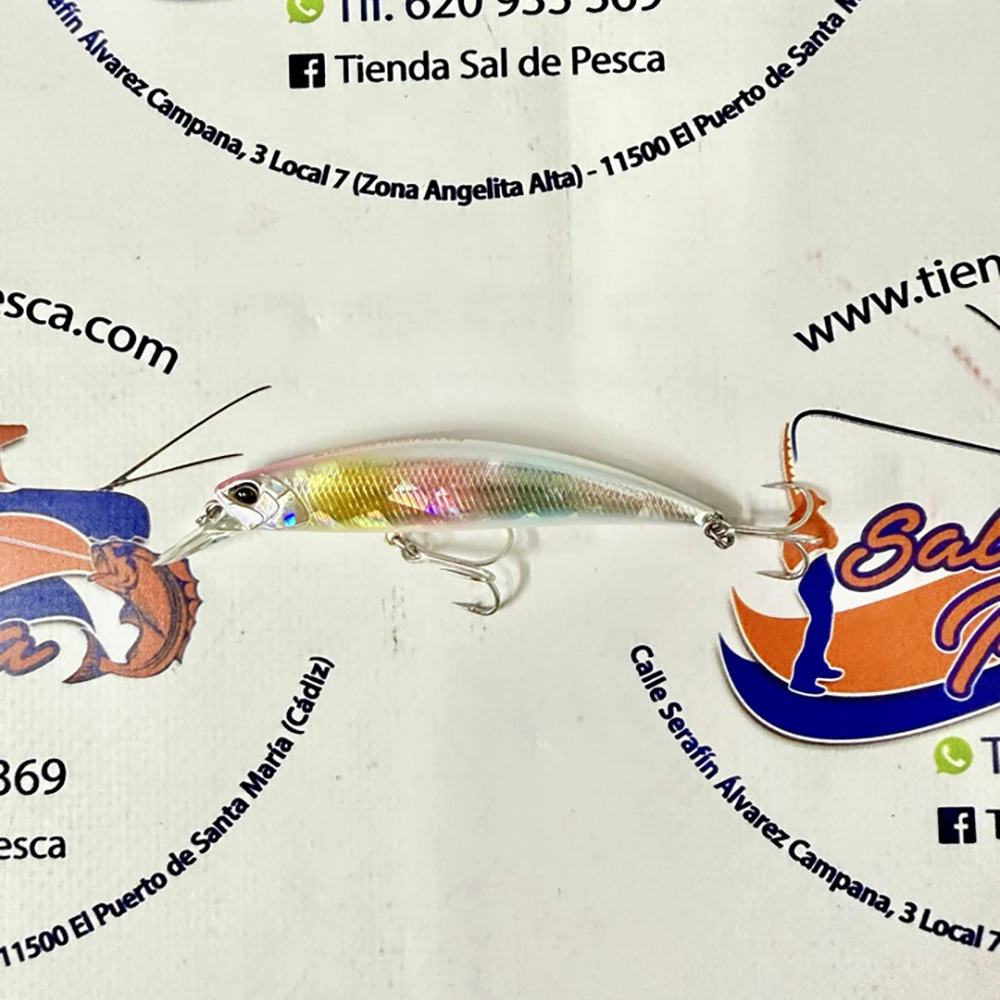 MUESTRA DE SPINNING DUO SPEARHEAD RYUKI SW 80MM. 12GR. RAINBOW - Imagen 3