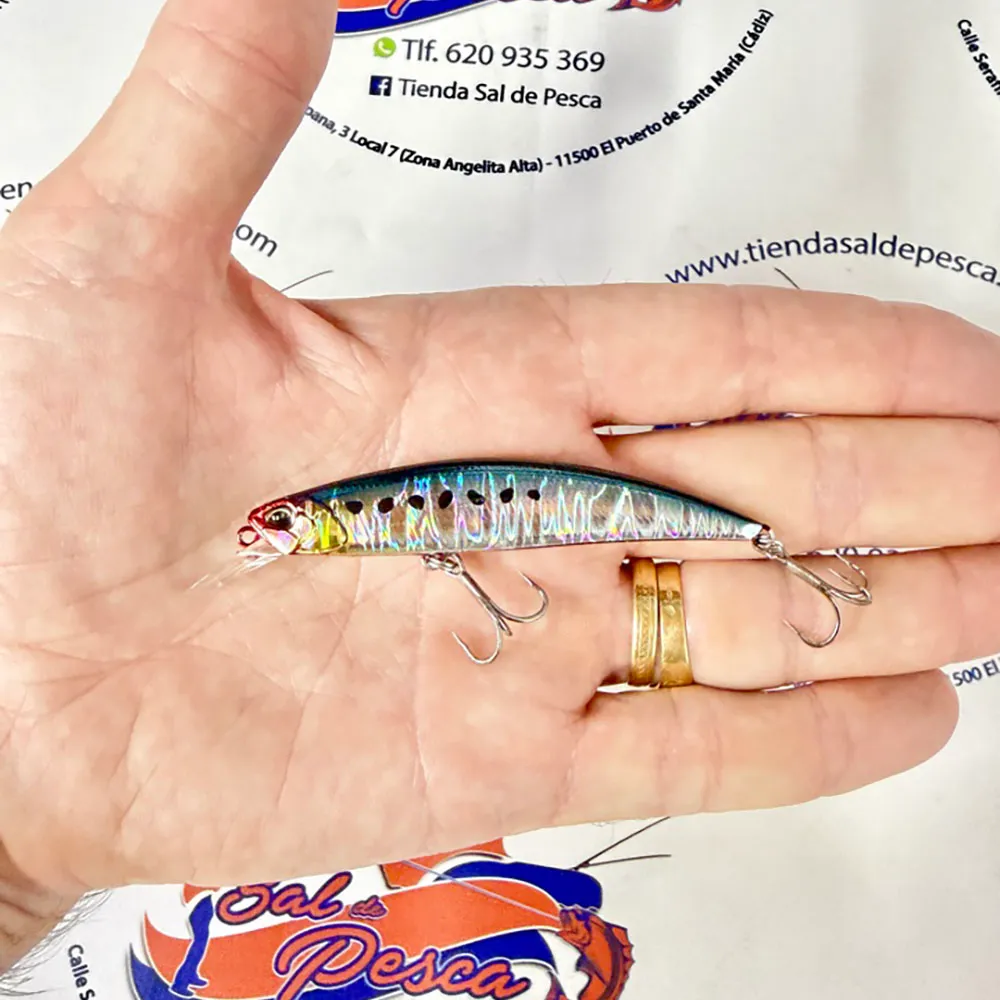 MUESTRA DE SPINNING DUO SPEARHEAD RYUKI SW 80MM. 12GR. GENKAI SARDINE - Imagen 2