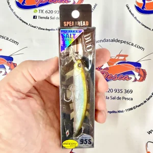 MUESTRA DE SPINNING DUO SPEARHEAD RYUKI SW 95MM. 17GR. GHOST MINNOW