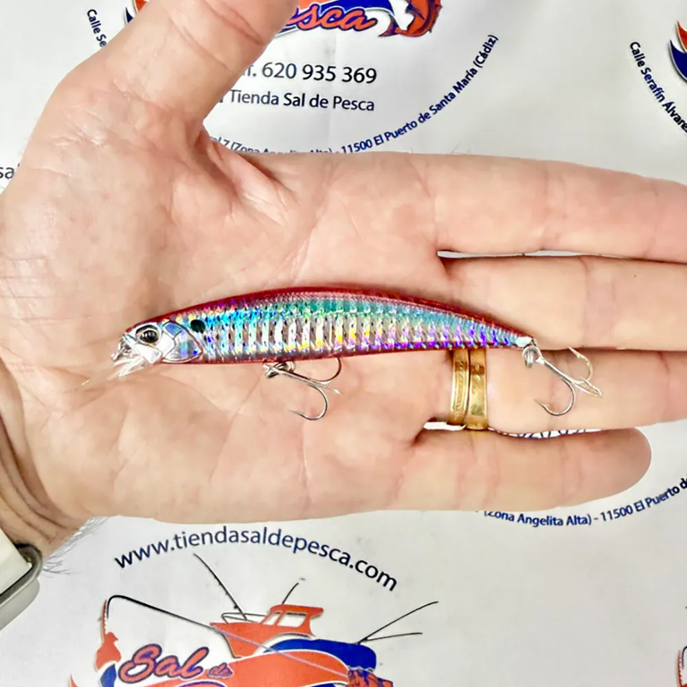 MUESTRA DE SPINNING DUO SPEARHEAD RYUKI SW 95MM. 17GR. RED MULLET - Imagen 2