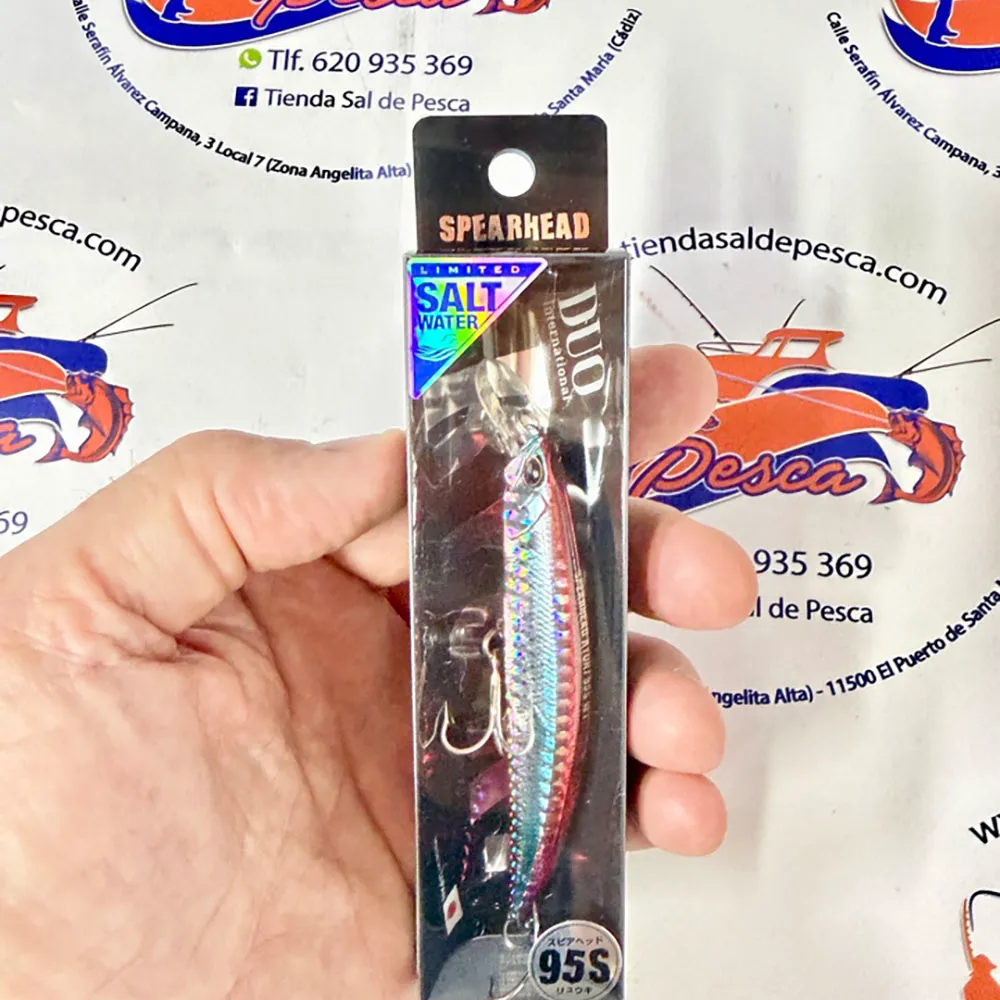 MUESTRA DE SPINNING DUO SPEARHEAD RYUKI SW 95MM. 17GR. RED MULLET
